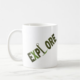 Sten klättring kaffemugg