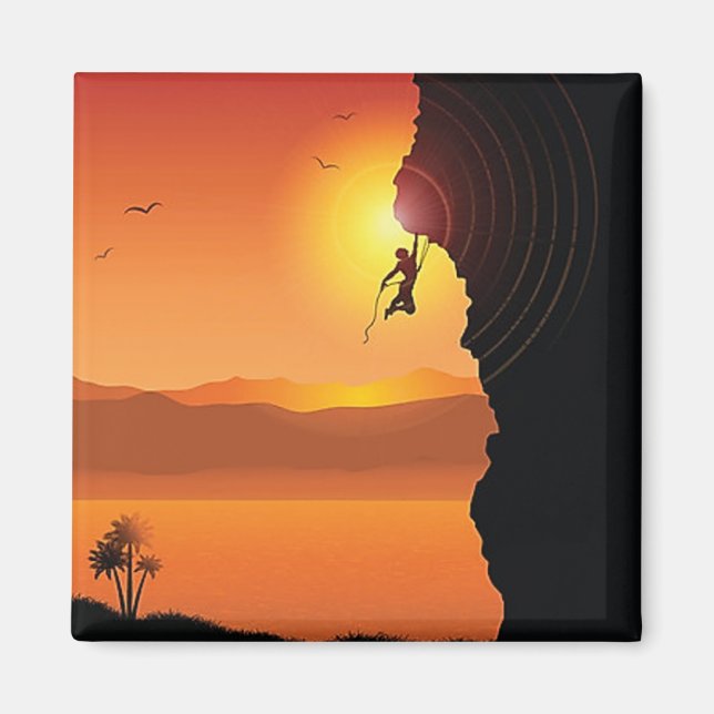 Sten klättring magnet (Framsidan)