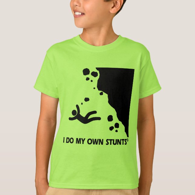 Sten-klättring min egna jippon tee shirt (Framsida)