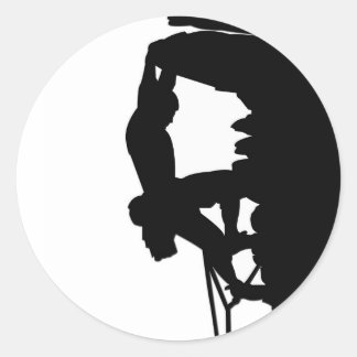 Sten klättringsfaktor Sticker Runt Klistermärke