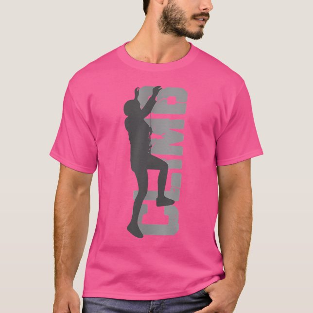 Sten klättringsflotta Bouldering Enthusiast För ma T Shirt (Framsida)