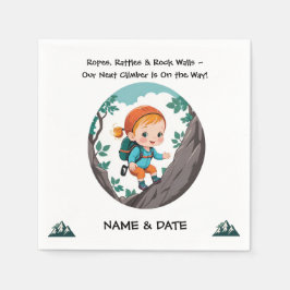 Sten Kliber Äventyr Theme Girl Baby Napkin Pappersservett