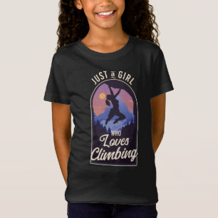 Sten Kliber bara en flicka som Kärlek klättrar upp T Shirt