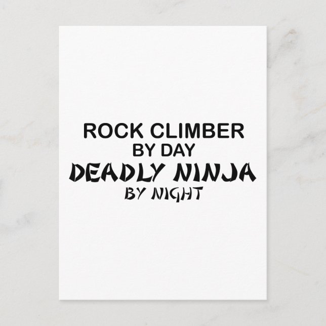 Sten Kliber Deadly Ninja by Night Vykort (Framsida)