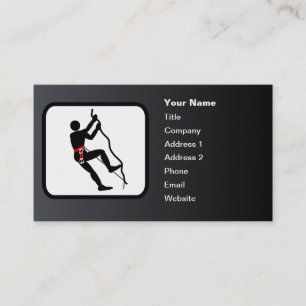 Sten Kliber Logotyp Anpassade Black Visitkort