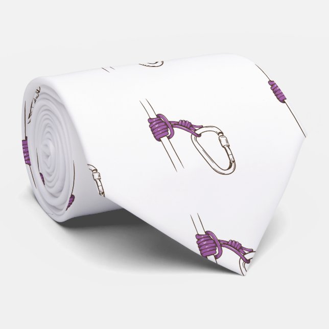 Sten Klimande Prusik Knot och Rope Slips (Rullad)