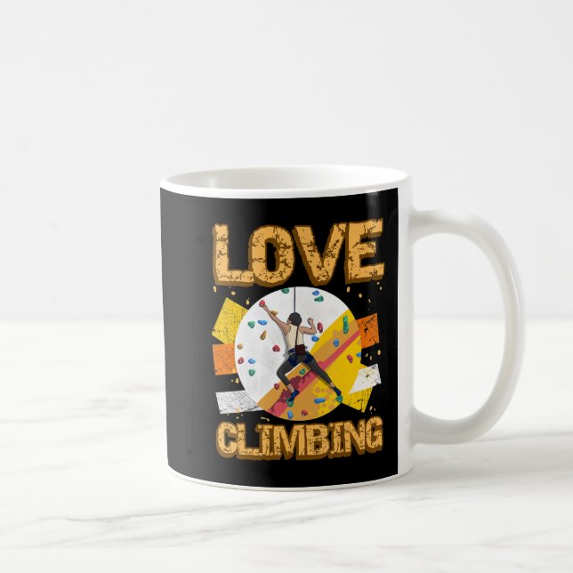Sten Klimatning Kärlek vid Sten Jock Belayer Ice M Kaffemugg (Höger)
