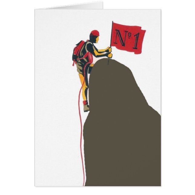 Sten Klimatnummer 1 Hälsningskort (Framsidan)