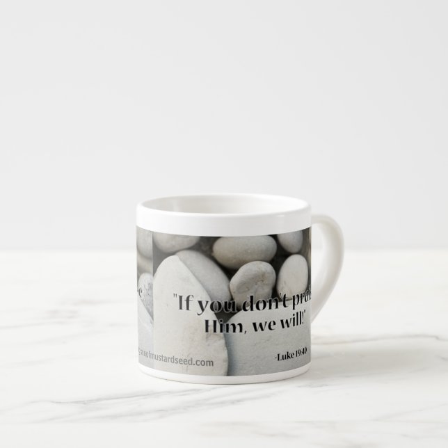 Sten kommer att hedra honom! espressomugg (Framsida höger)