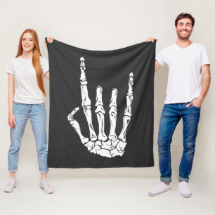 Sten-konsert Skeleton Hand Fleecefilt