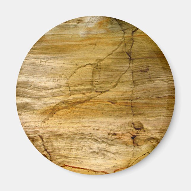 Sten krackad magnet (Framsidan)