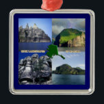 Sten Landscapes of Alaska Collage Julgransprydnad Metall<br><div class="desc">Alaska har många sten-formationer. De här kan inte bli slagna. Detta kollage börjar uppifrån lämnat: Castle Cape of the Alaska Peninsula, Cape Promontory, Basalt Columns och Akutan Island. Alaska är den största staten i Förenta Stater per område. Det ligger i nordvästra änden av den nordamerikanska kontinenten, med Kanada till öster,...</div>