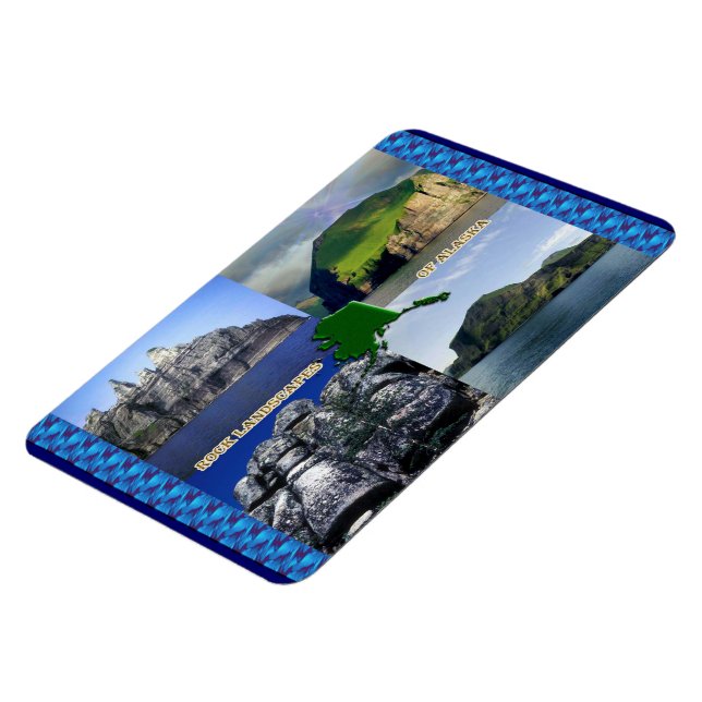 Sten Landscapes of Alaska Collage Magnet (Vänstra Sidan)