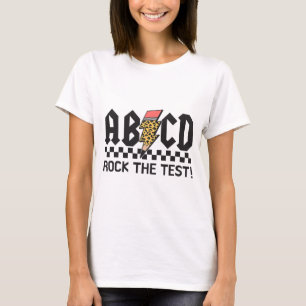 Sten: Lärare Boys Girls på testdagen för abcd-test T Shirt