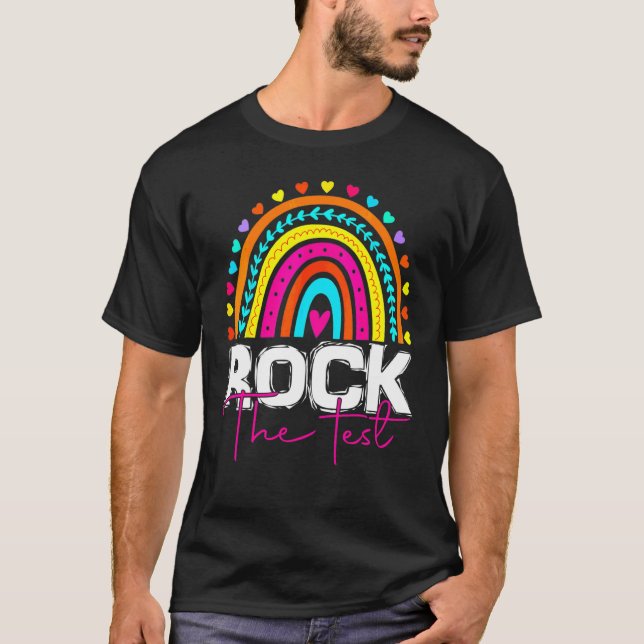Sten: Läraren Rainbow Leopard Tes T Shirt (Framsida)