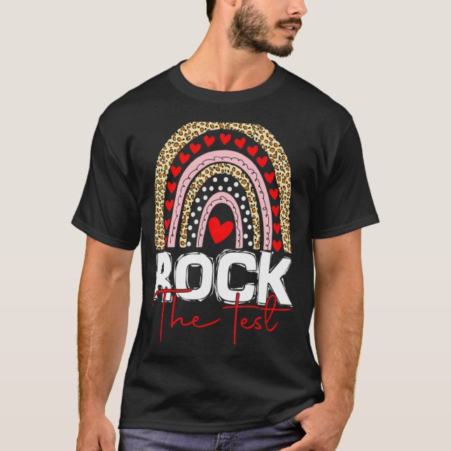 Sten: Läraren Rainbow Leopard Tes T Shirt (Framsida)