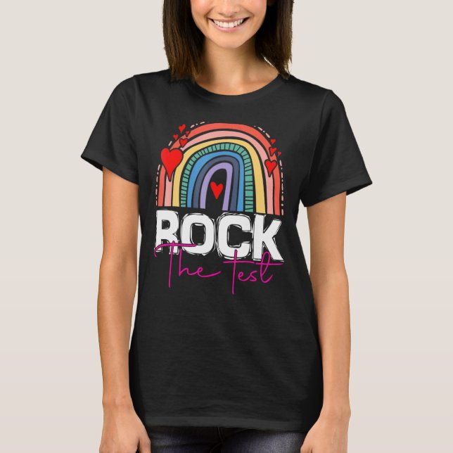 Sten: Läraren Rainbow Leopard Tes T Shirt (Framsida)