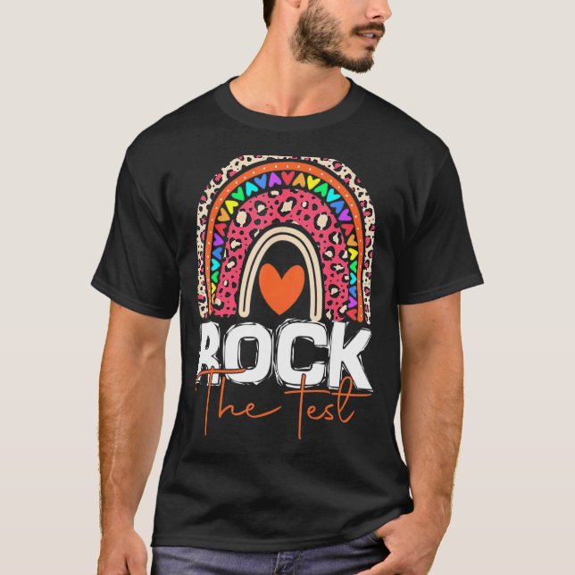 Sten: Läraren Rainbow Leopard Tes T Shirt (Framsida)