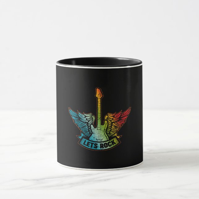 Sten Legend Rock and roll Music Guitar Mugg (Center)