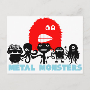 Sten=Livets vykort "Metall Monsters"