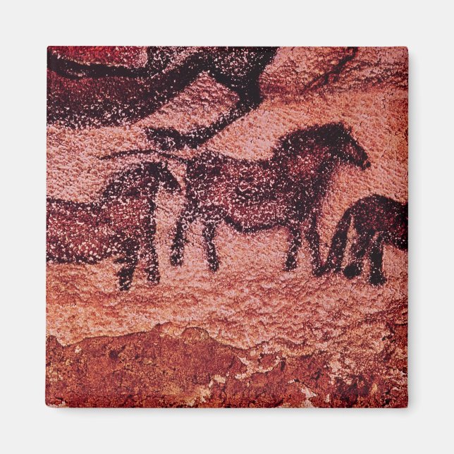 Sten målning av målare, c.17000 BC Magnet (Framsidan)