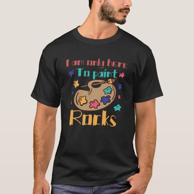 Sten-målningskosten Underbar Sten-målare T Shirt (Framsida)
