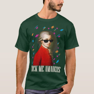 Sten Me Amadeus Wolfgang Amadeus Mozart Design T Shirt