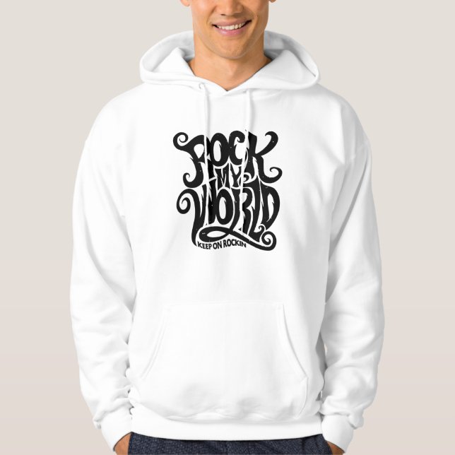 Sten - min värld hoodie (Framsida)