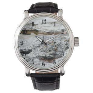 Sten mönster armbandsur