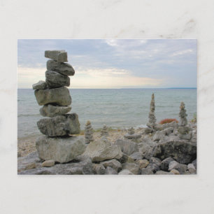 Sten Monuments of Mackinac Island, MI - vykort