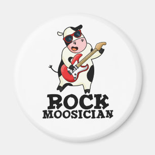 Sten Moosician Funny Cow Musician Pun Magnet