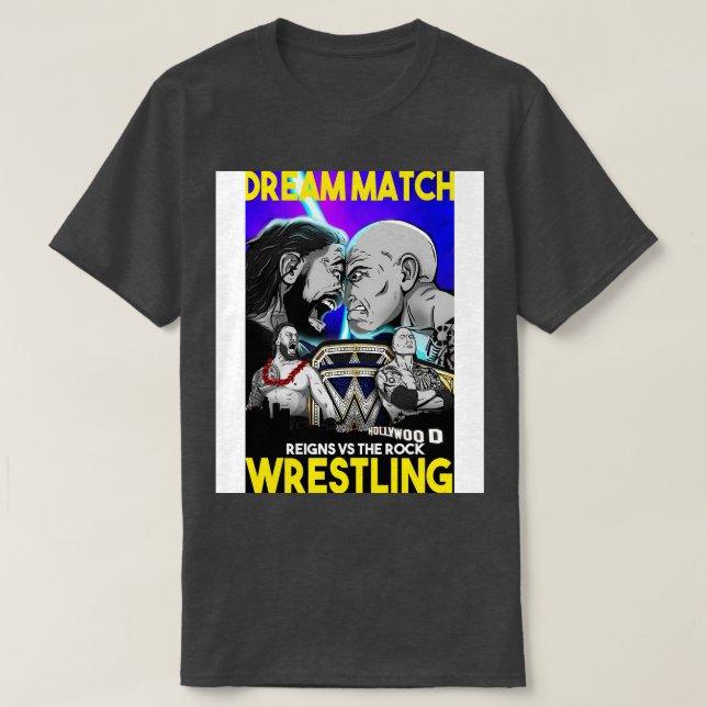 Sten mot Roman Reigns T Shirt (Design framsida)