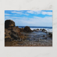 Sten Mounds i lugnen, Crystal Cove State Par...