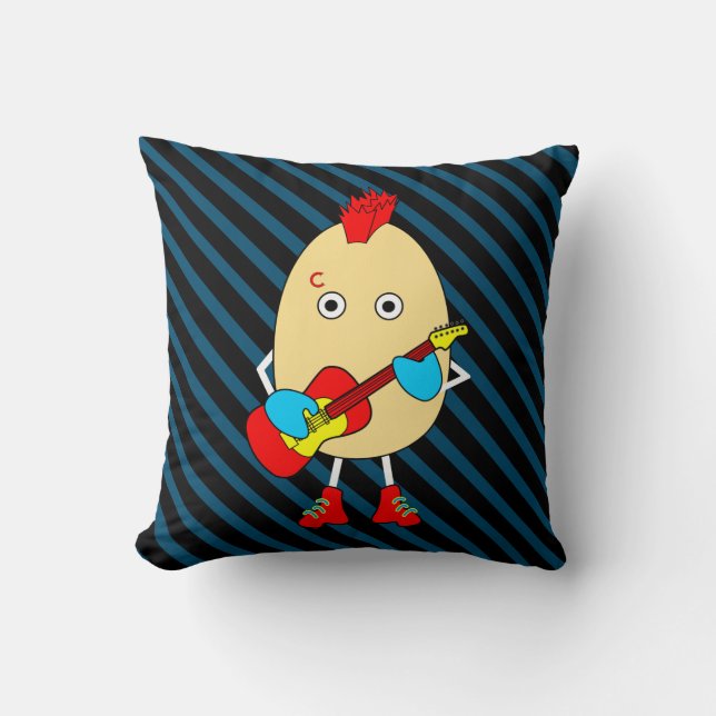 Sten Musician Egghead Kudde (Framsida)