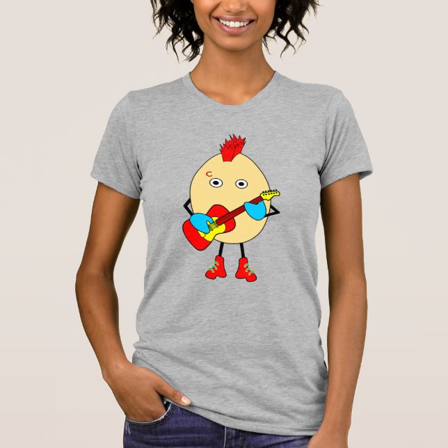 Sten Musician Egghead T Shirt (Framsida)