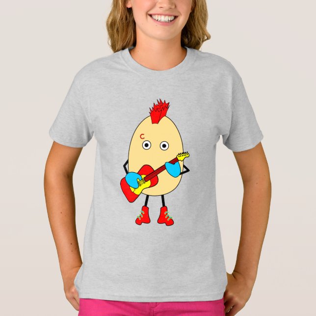 Sten Musician Egghead T Shirt (Framsida)