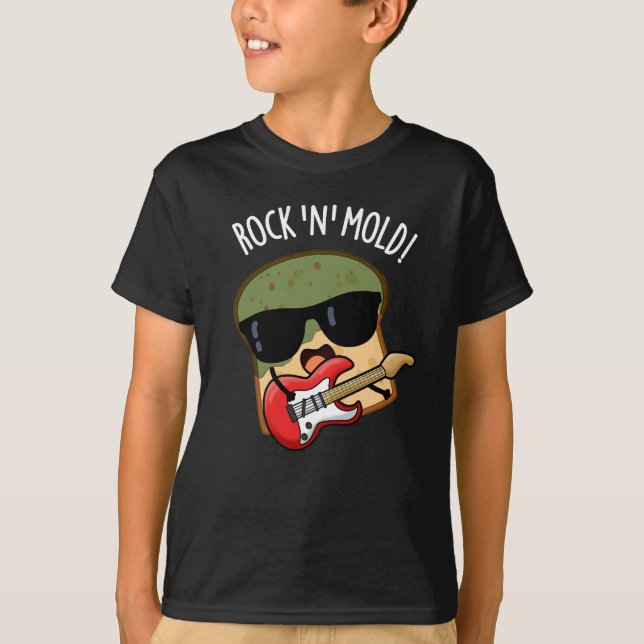 Sten n Mold Funny Bread Pun Mörk BG T Shirt (Framsida)
