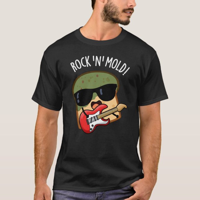 Sten n Mold Funny Bread Pun Mörk BG T Shirt (Framsida)
