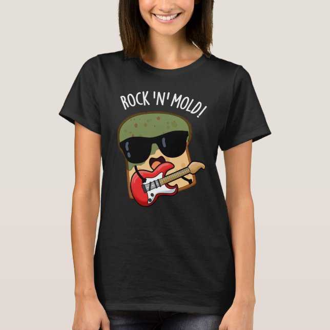 Sten n Mold Funny Bread Pun Mörk BG T Shirt (Framsida)