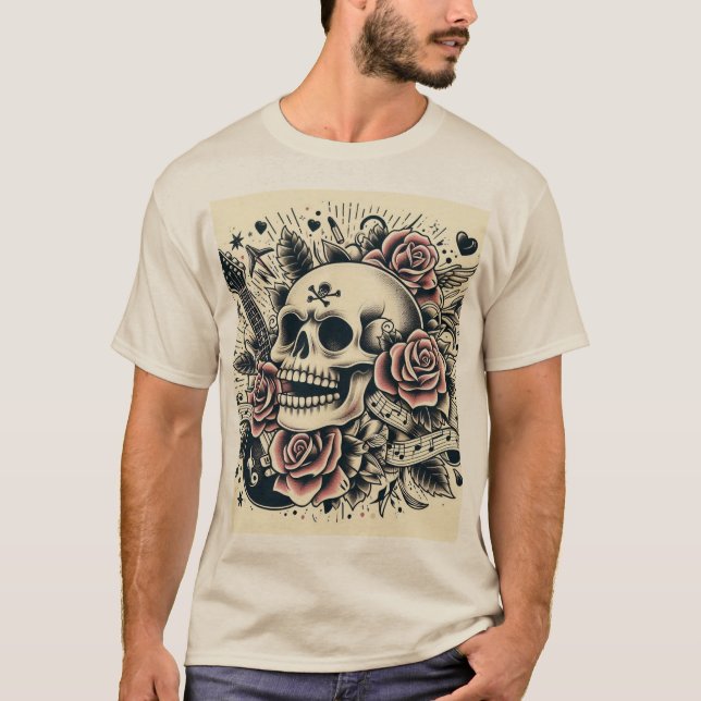 Sten 'n' Ro Tatto Tee (Framsida)