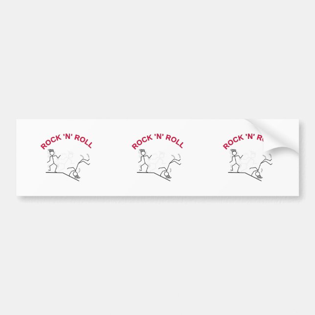 Sten 'N' Roll Bildekal (Framsidan)