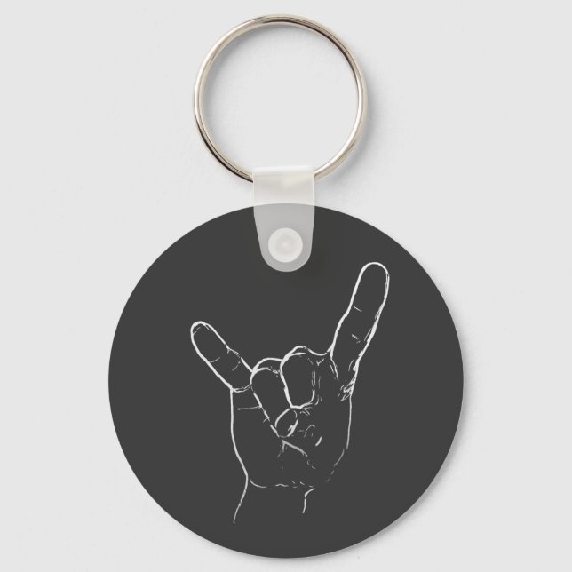 Sten 'n Roll Keychain Nyckelring (Framsida)
