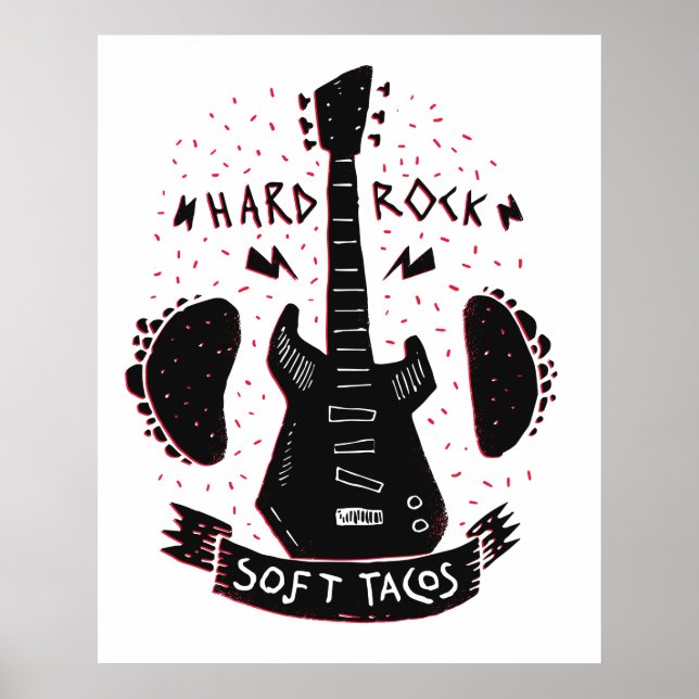 Sten 'n Roll Music Tacos Poster (Framsidan)