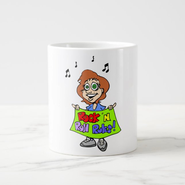 STEN 'N ROLL REGLER JUMBO MUGG (Framsidan)