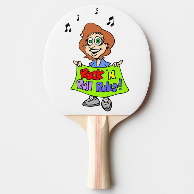 STEN 'N ROLL REGLER PINGISRACKET (Framsidan)