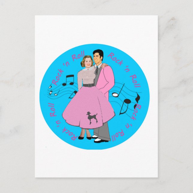 Sten n Roll Vykort (Framsida)