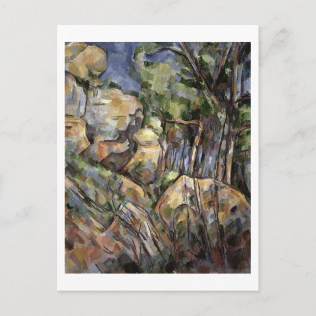 Sten nära grottorna under Chateau Noir, c.190 Vykort (Framsida)