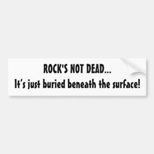 Sten Not Dead Funny Music Quote Bildekal
