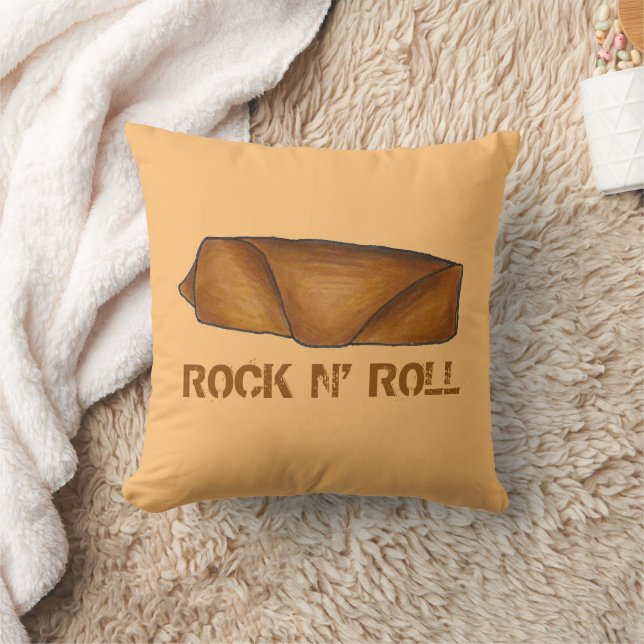 Sten N'Roll Chinese Food Egg Roll Takeout Kudde (Filt)