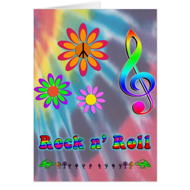 Sten n'Roll Hälsningskort (Framsidan)